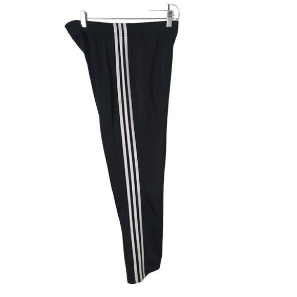 Adidas Women's Black Joggers 3-Stripe Workout Athletic Training Pants Medium - Picture 4 of 6